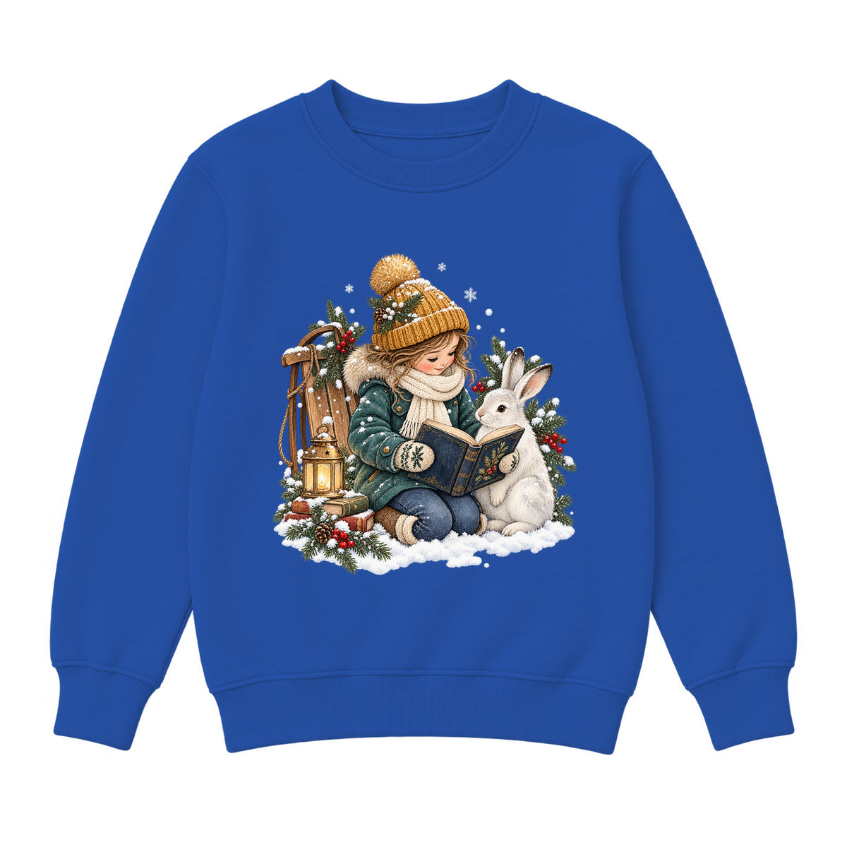 Storybook — Winter Reading Adventure — Classic Youth Sweatshirt / Royal