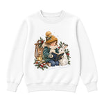 Storybook — Winter Reading Adventure — Classic Youth Sweatshirt / White