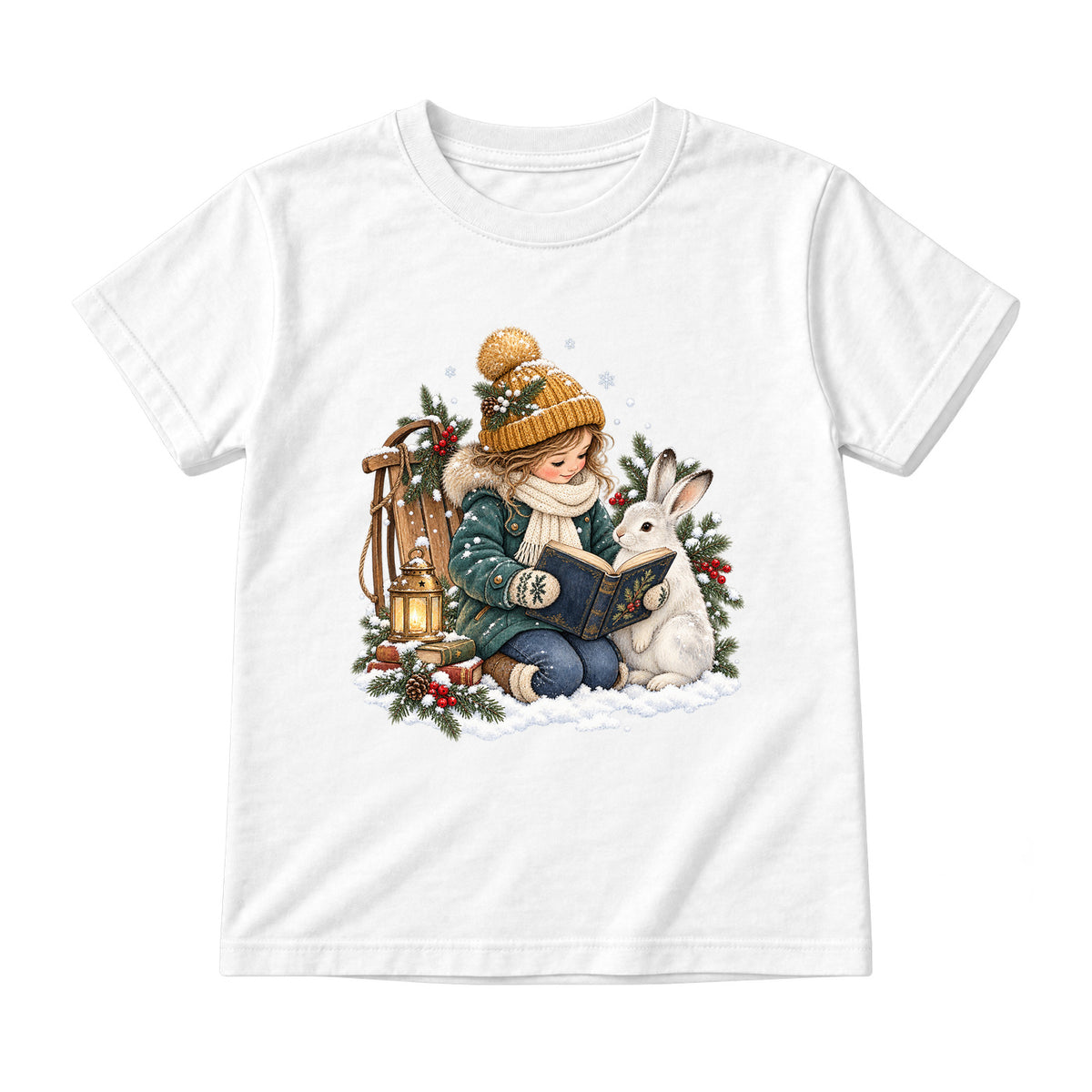 Storybook — Winter Reading Adventure — Youth T-Shirt / White