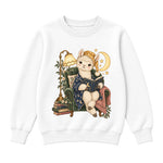 Storybook — Moonlight Alpaca Reader — Classic Youth Sweatshirt / White