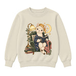 Storybook — Moonlight Alpaca Reader — Premium Youth Sweatshirt / Natural Heather