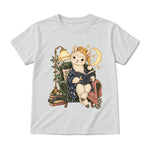 Storybook — Moonlight Alpaca Reader — Youth T-Shirt / Ash