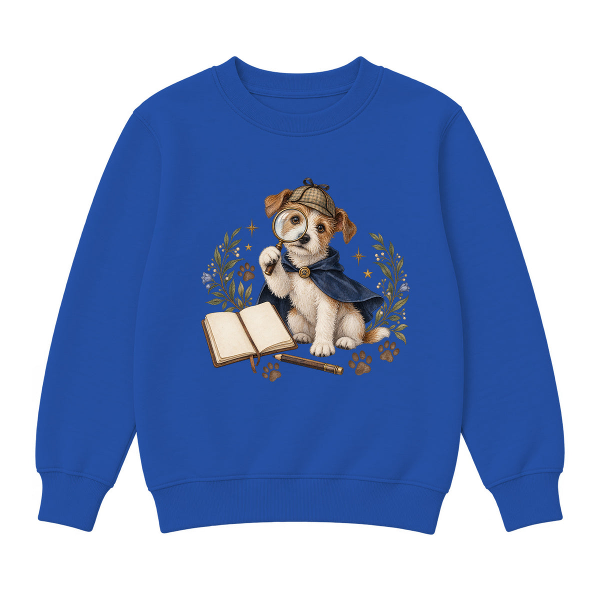 Storybook — Hero Dog Detective — Classic Youth Sweatshirt / Royal