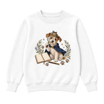 Storybook — Hero Dog Detective — Classic Youth Sweatshirt / White
