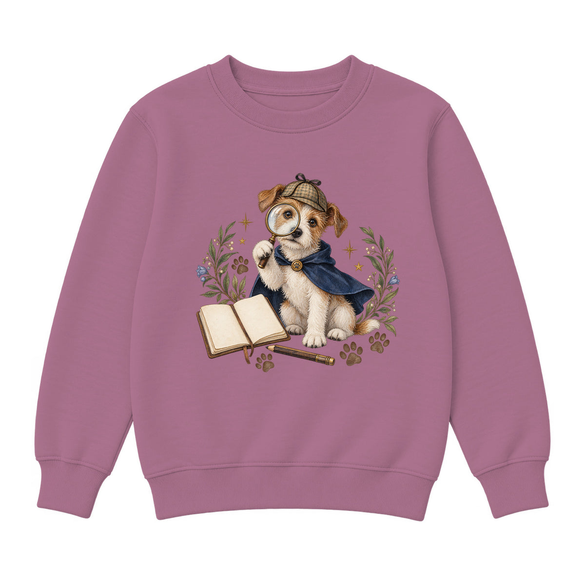 Storybook — Hero Dog Detective — Premium Youth Sweatshirt / Mauvelous