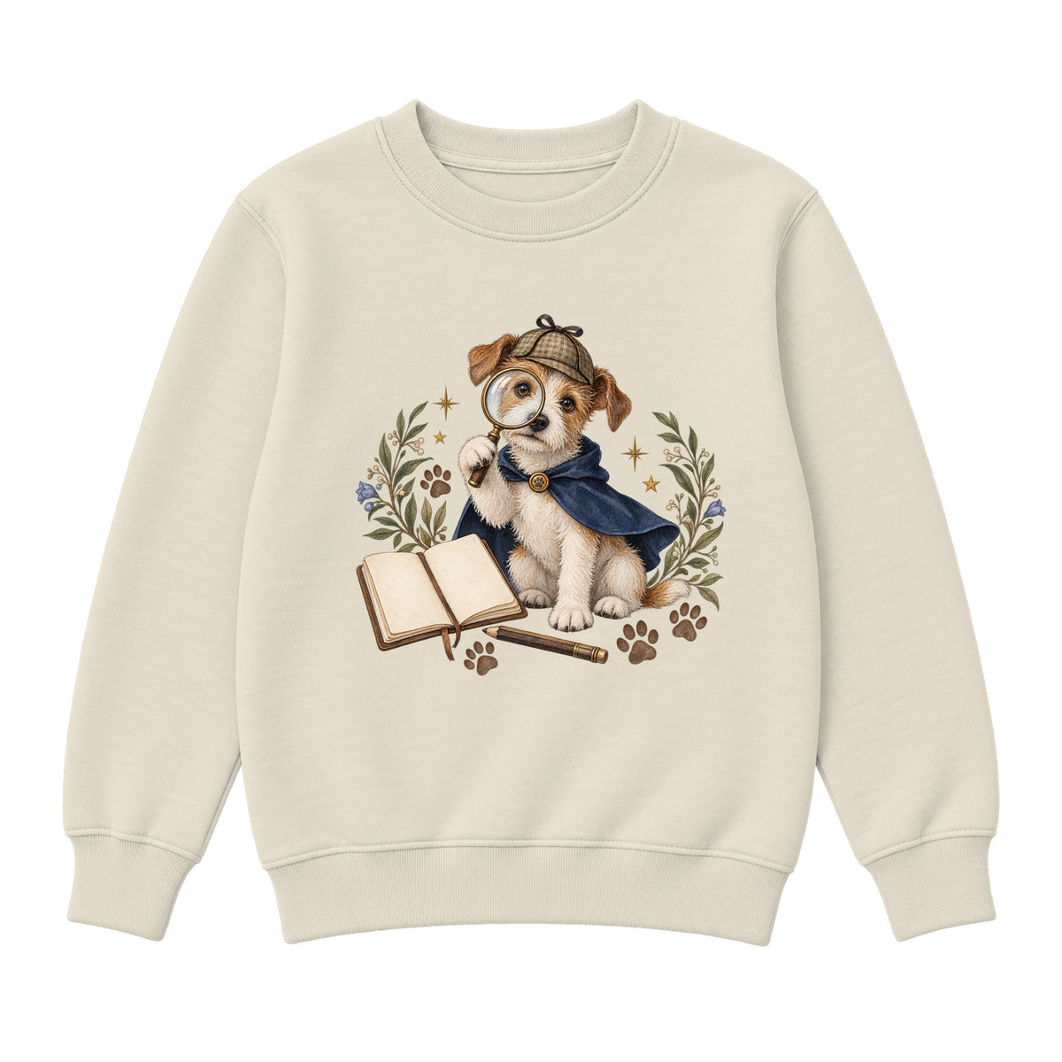 Storybook — Hero Dog Detective — Premium Youth Sweatshirt / Natural Heather