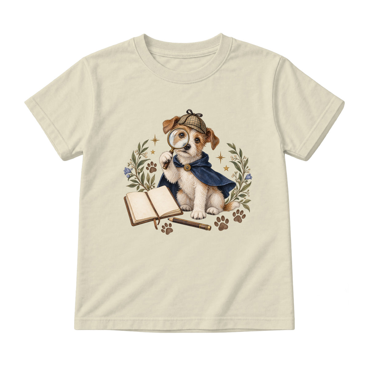 Storybook — Hero Dog Detective — Youth T-Shirt / Natural