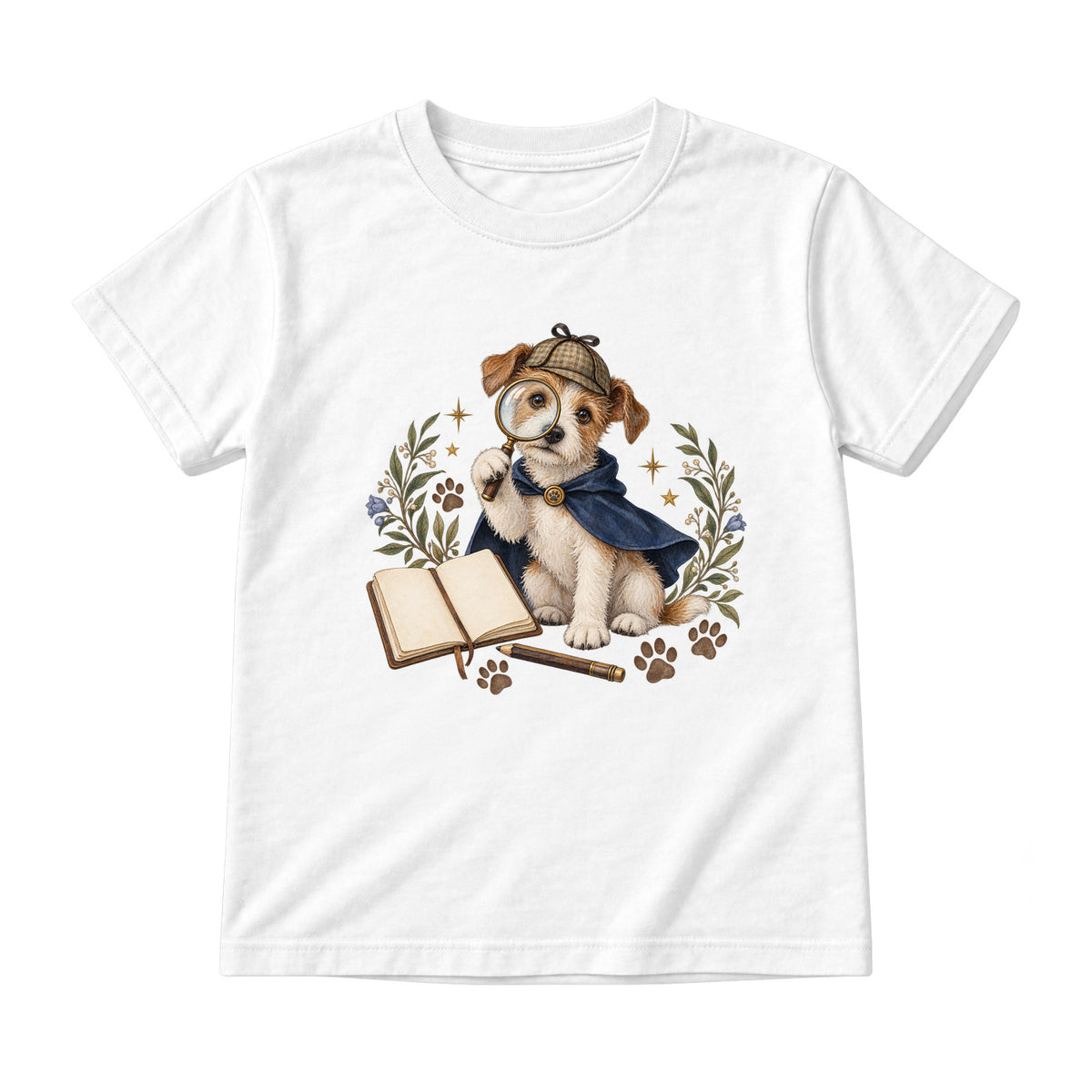 Storybook — Hero Dog Detective — Youth T-Shirt / White