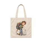 Storybook — Notebook School Days — Canvas Tote / Natural