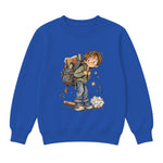 Storybook — Notebook School Days — Classic Youth Sweatshirt / Royal