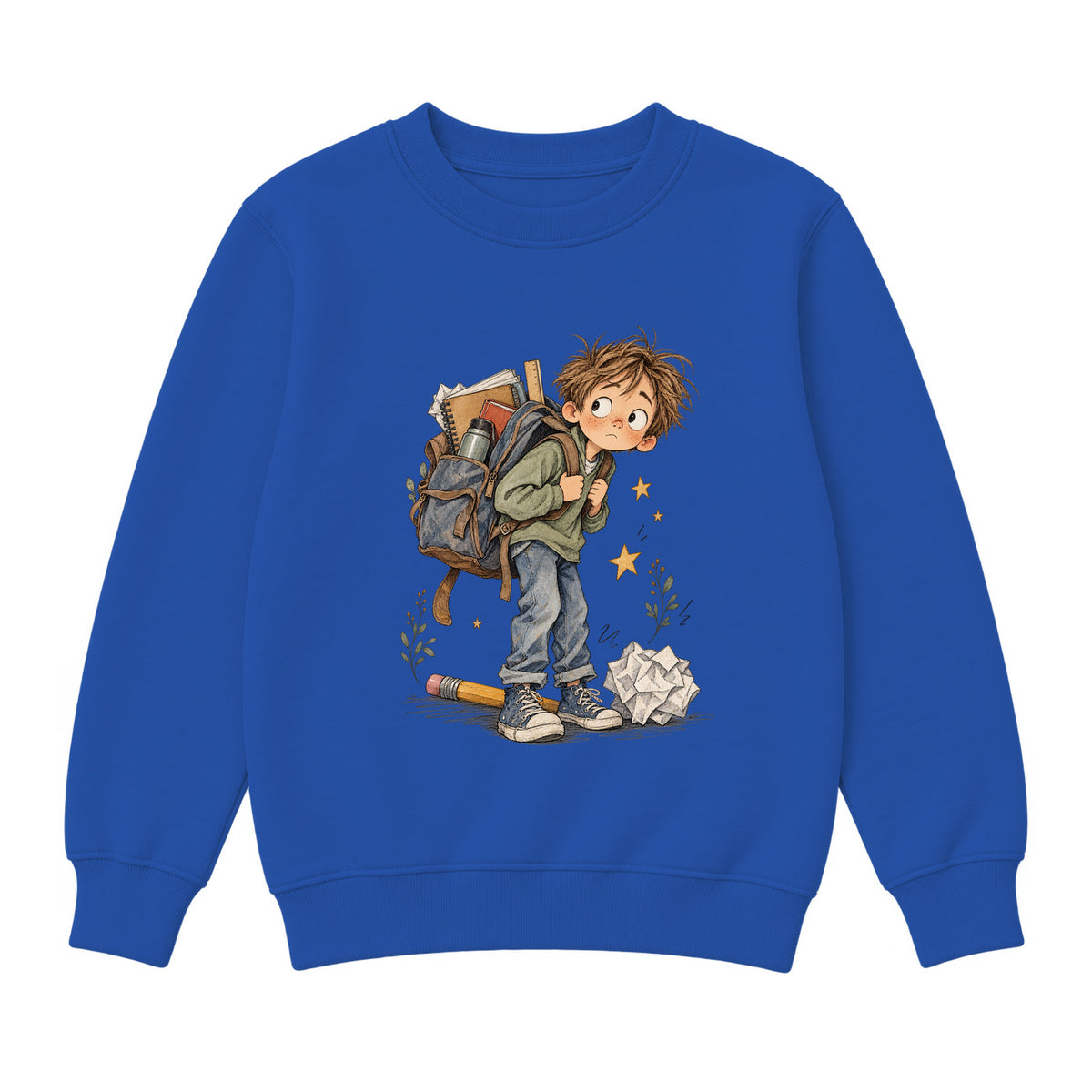 Storybook — Notebook School Days — Classic Youth Sweatshirt / Royal