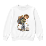 Storybook — Notebook School Days — Classic Youth Sweatshirt / White