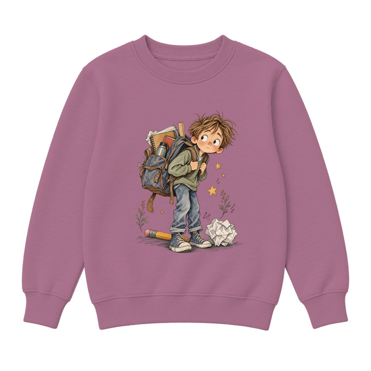 Storybook — Notebook School Days — Premium Youth Sweatshirt / Mauvelous