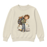 Storybook — Notebook School Days — Premium Youth Sweatshirt / Natural Heather