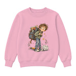 Storybook — Notebook School Days — Premium Youth Sweatshirt / Pink