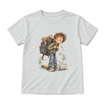Storybook — Notebook School Days — Youth T-Shirt / Ash