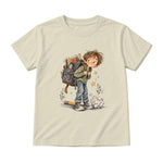 Storybook — Notebook School Days — Youth T-Shirt / Natural
