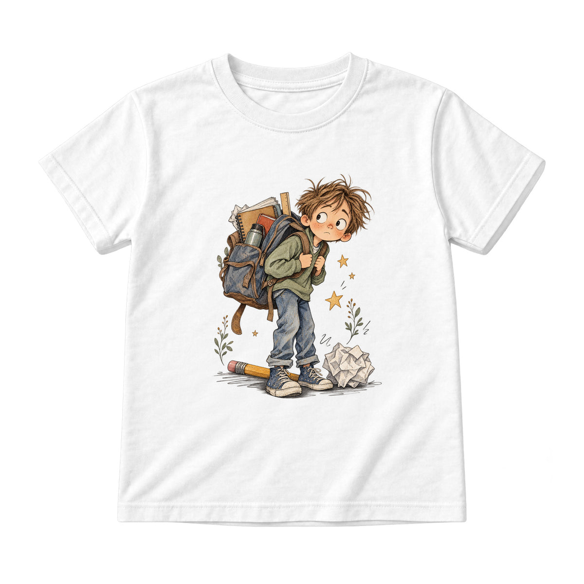 Storybook — Notebook School Days — Youth T-Shirt / White