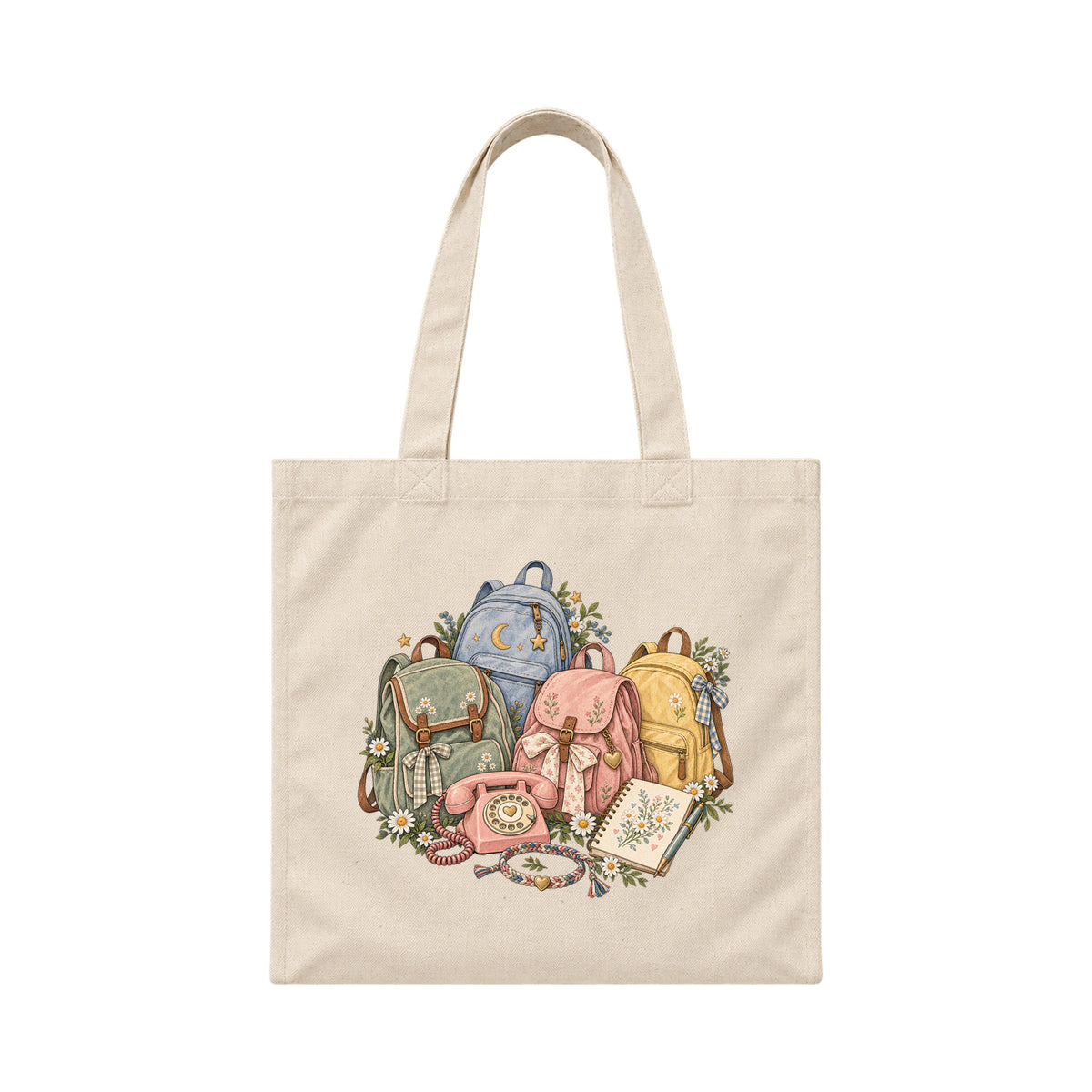 Storybook — Friendship Club — Canvas Tote / Natural