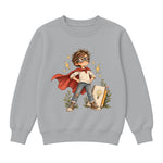 Storybook — Kid Superhero — Classic Youth Sweatshirt / Athletic Heather