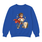Storybook — Kid Superhero — Classic Youth Sweatshirt / Royal