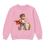 Storybook — Kid Superhero — Premium Youth Sweatshirt / Pink
