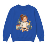 Storybook — Spunky Schoolgirl — Classic Youth Sweatshirt / Royal