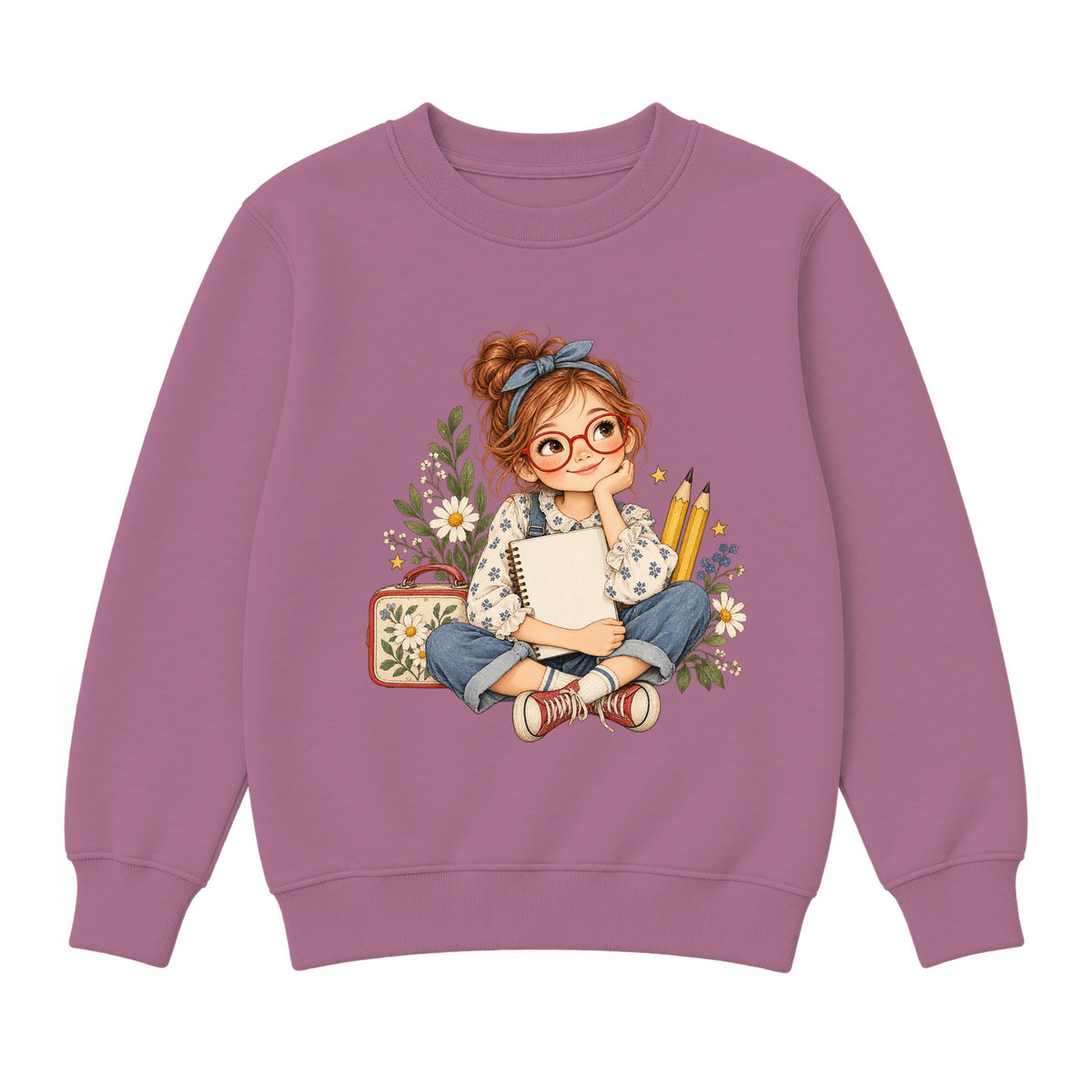 Storybook — Spunky Schoolgirl — Premium Youth Sweatshirt / Mauvelous