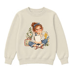 Storybook — Spunky Schoolgirl — Premium Youth Sweatshirt / Natural Heather