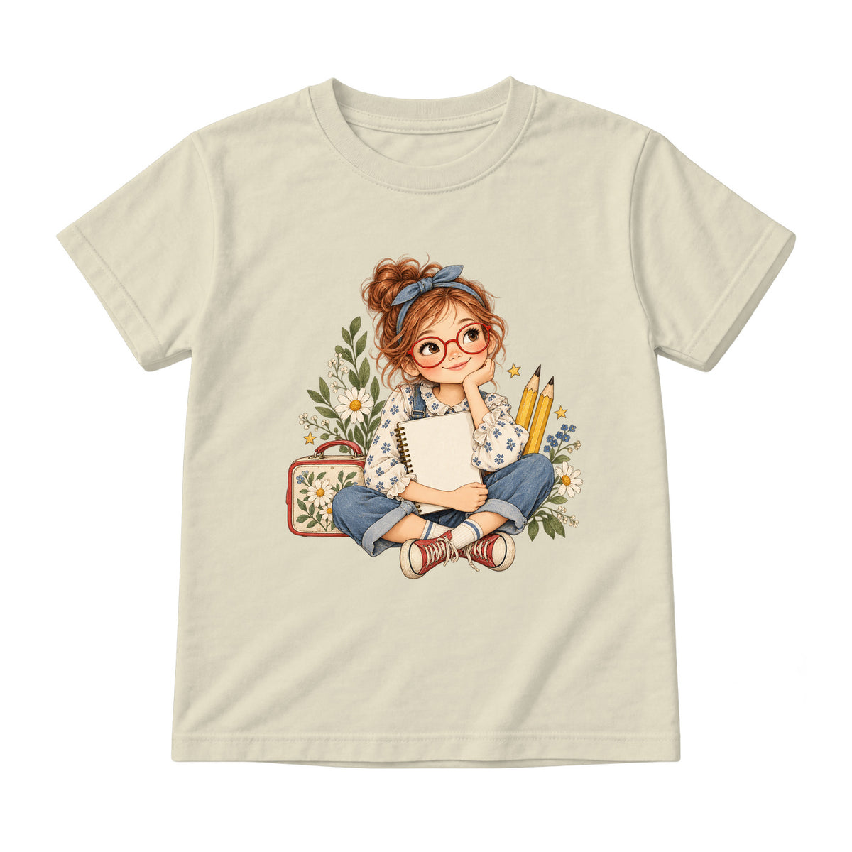 Storybook — Spunky Schoolgirl — Youth T-Shirt / Natural