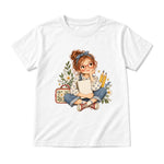 Storybook — Spunky Schoolgirl — Youth T-Shirt / White
