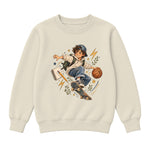 Storybook — School Comic Adventure — Premium Youth Sweatshirt / Natural Heather