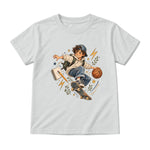 Storybook — School Comic Adventure — Youth T-Shirt / Ash