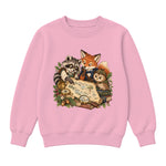 Storybook — Woodland Mystery Club — Premium Youth Sweatshirt / Pink