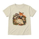 Storybook — Woodland Mystery Club — Youth T-Shirt / Natural