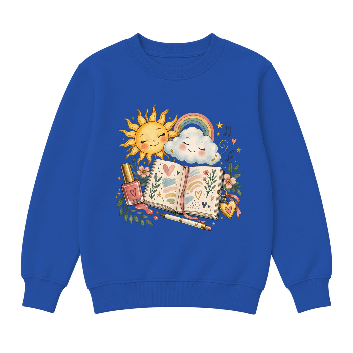 Storybook — Mood Journal — Classic Youth Sweatshirt / Royal