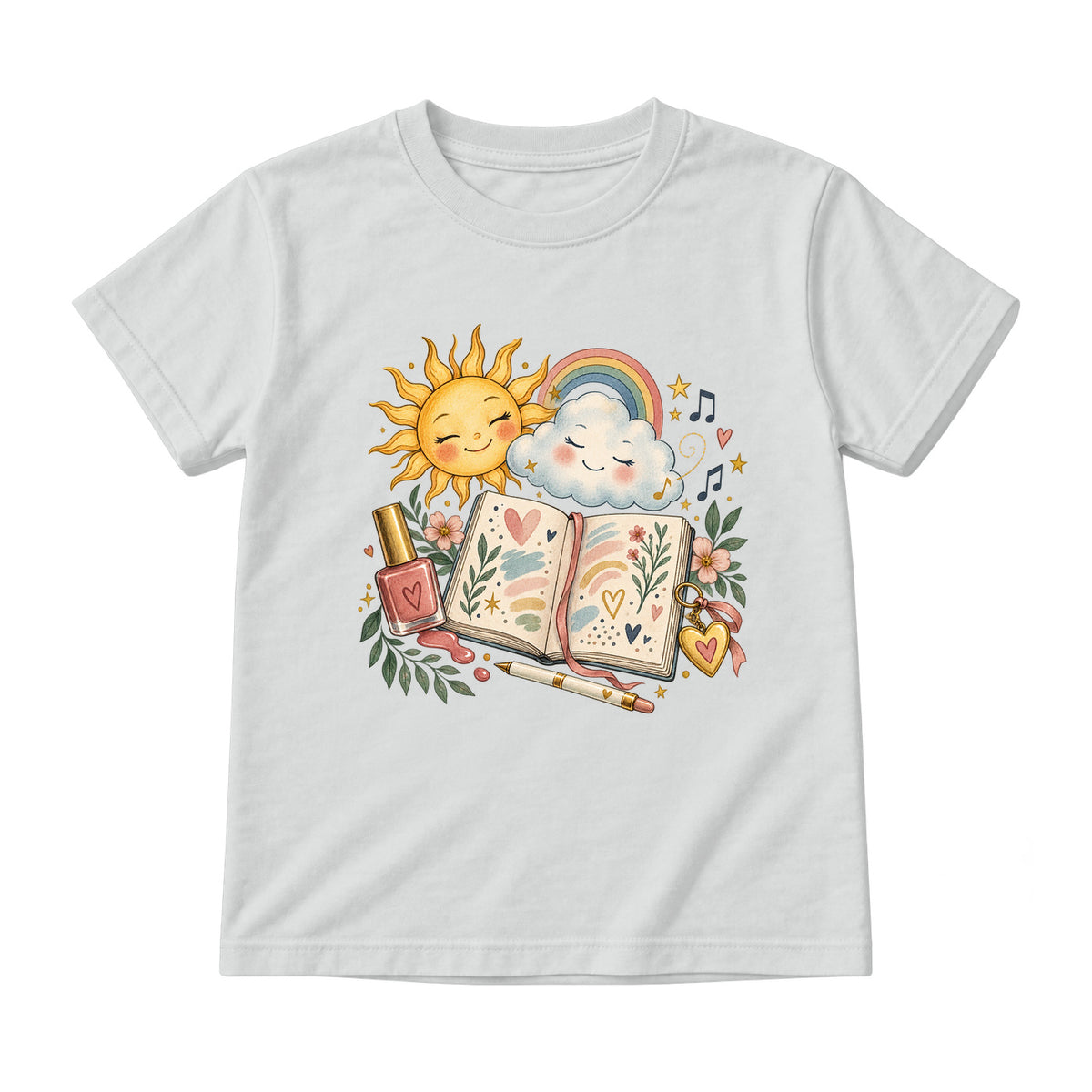 Storybook — Mood Journal — Youth T-Shirt / Ash