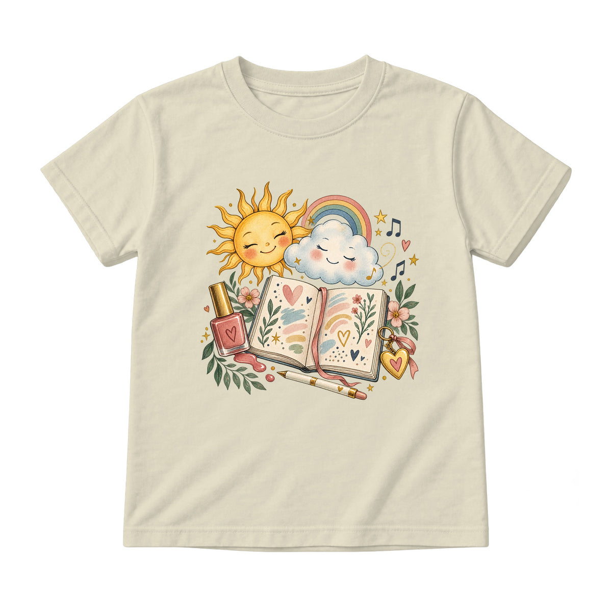 Storybook — Mood Journal — Youth T-Shirt / Natural