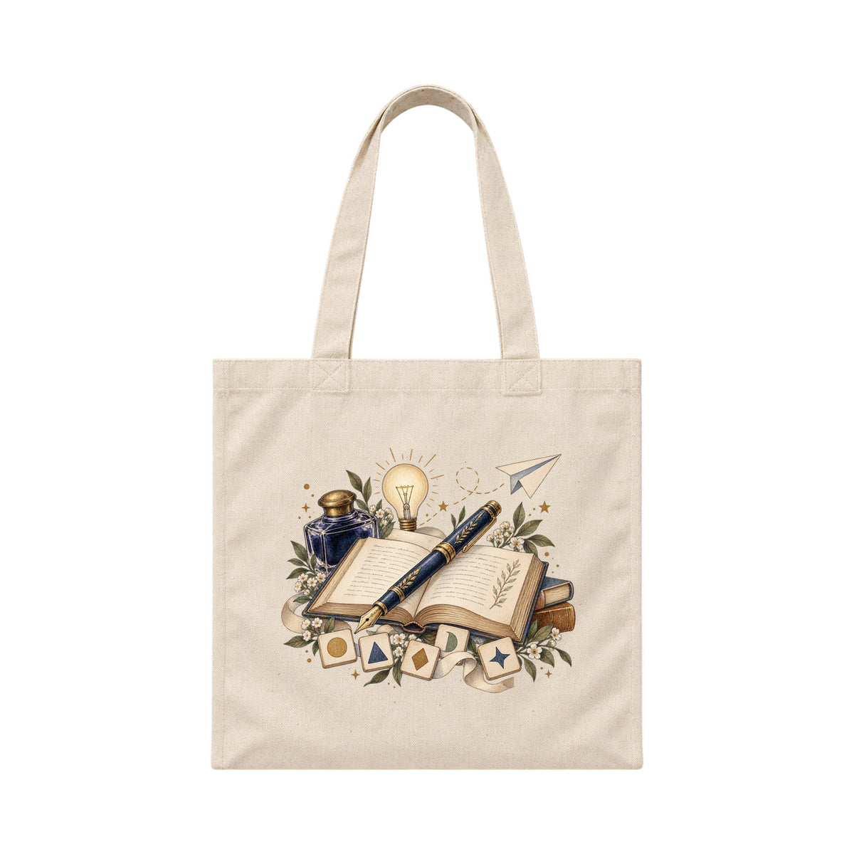 Storybook — Word Invention — Canvas Tote / Natural