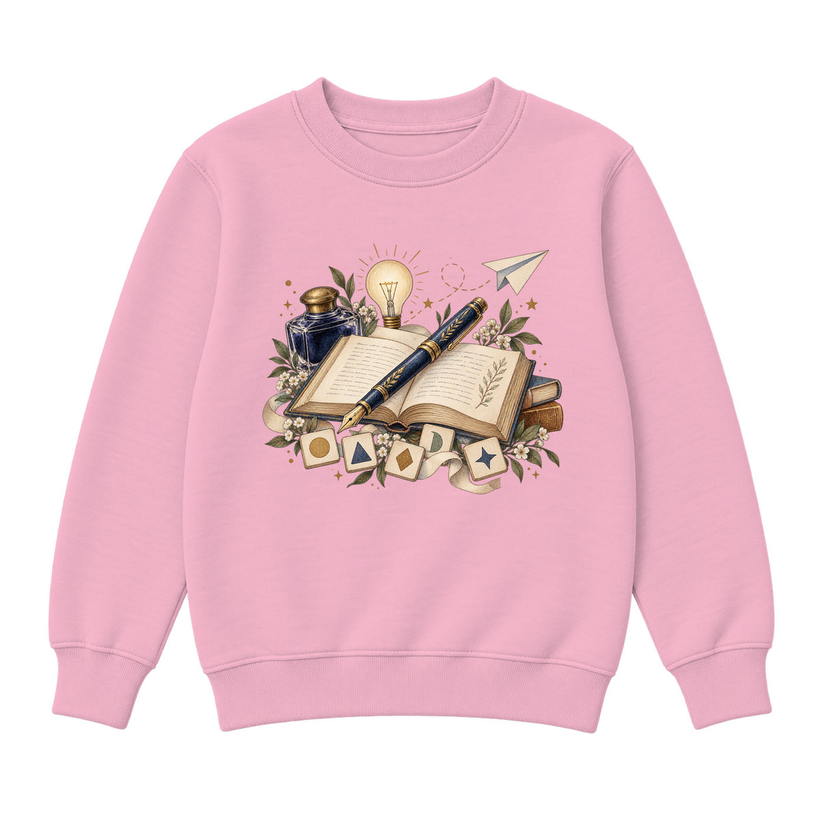 Storybook — Word Invention — Premium Youth Sweatshirt / Pink