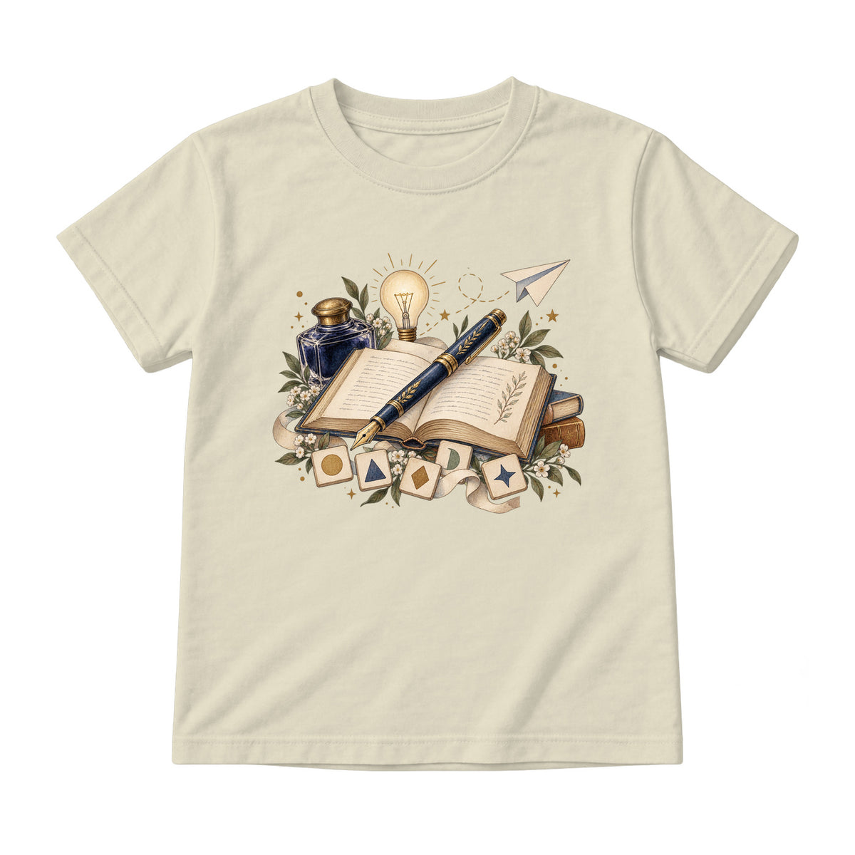 Storybook — Word Invention — Youth T-Shirt / Natural