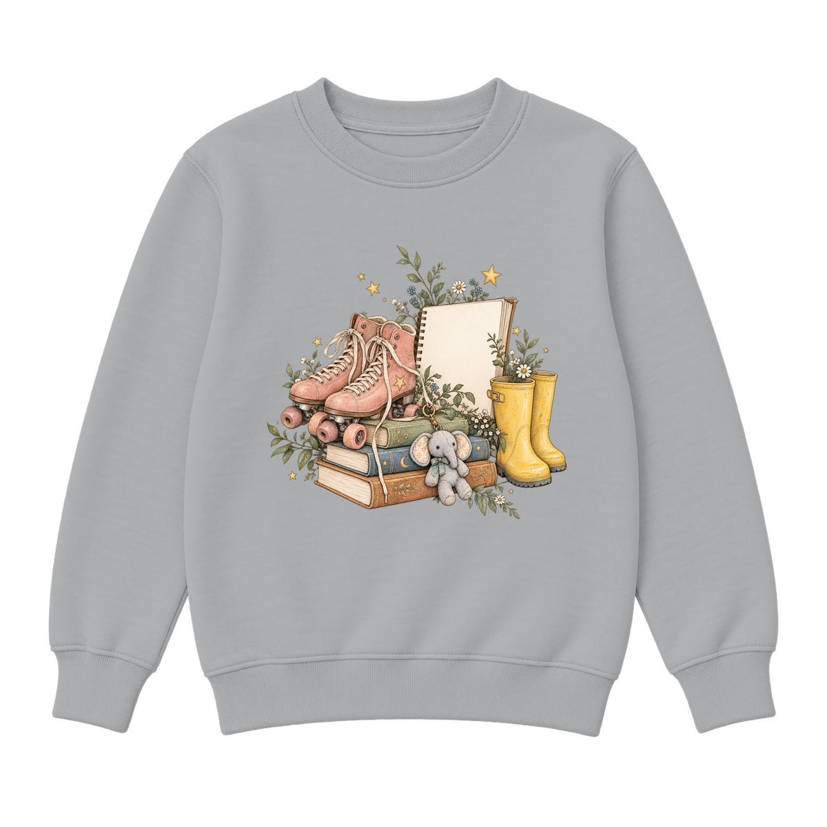 Storybook — Imaginative School Days — Classic Youth Sweatshirt / Athletic Heather