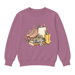 Storybook — Imaginative School Days — Premium Youth Sweatshirt / Mauvelous