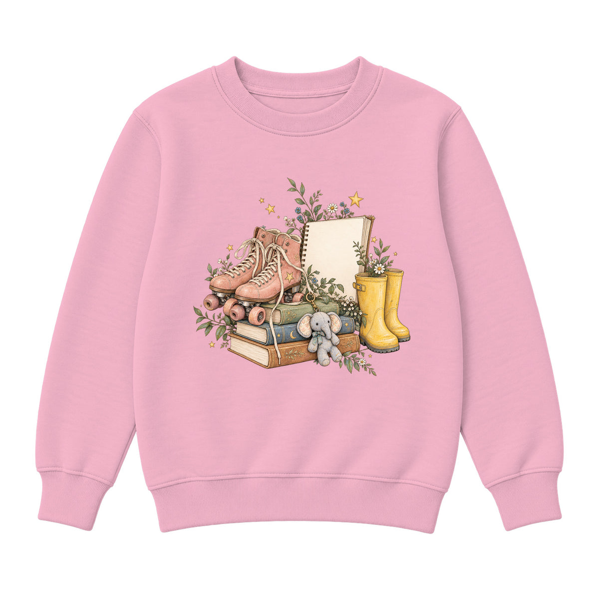 Storybook — Imaginative School Days — Premium Youth Sweatshirt / Pink