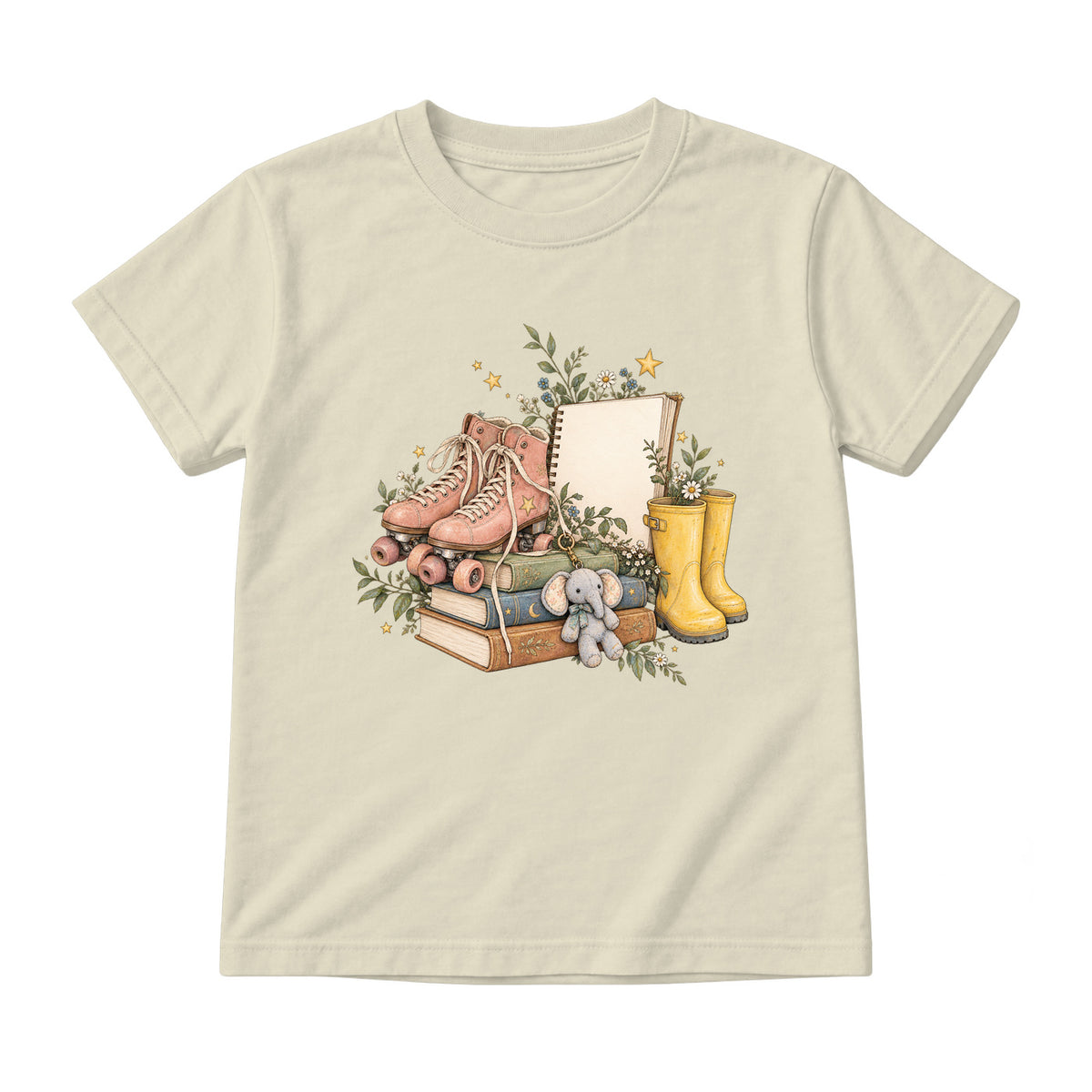 Storybook — Imaginative School Days — Youth T-Shirt / Natural