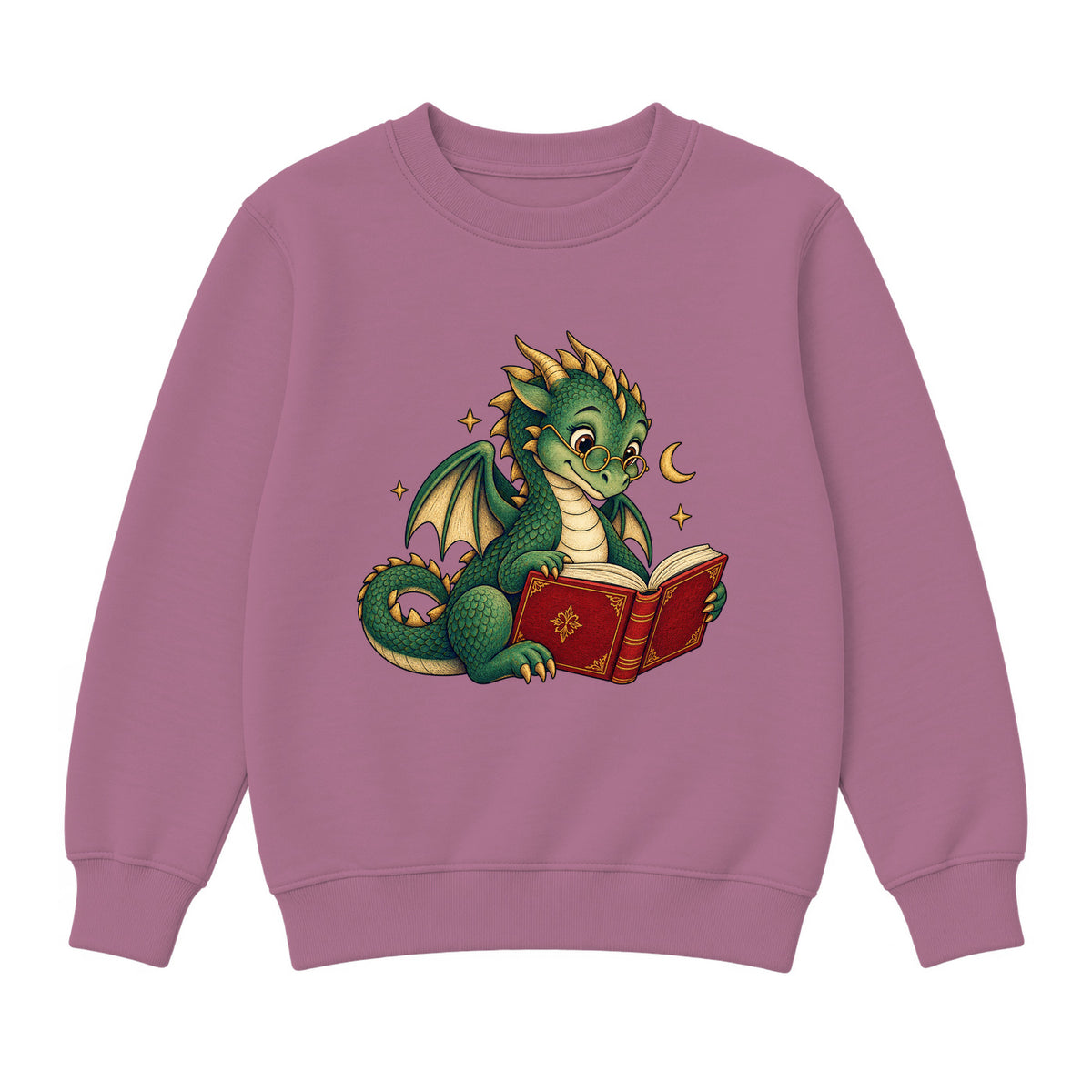 Storybook — Library Dragon — Premium Youth Sweatshirt / Mauvelous