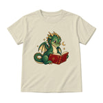 Storybook — Library Dragon — Youth T-Shirt / Natural