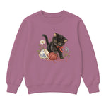Storybook — Curious Kitten — Premium Youth Sweatshirt / Mauvelous