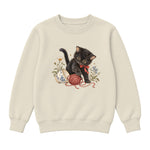 Storybook — Curious Kitten — Premium Youth Sweatshirt / Natural Heather