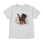 Storybook — Curious Kitten — Youth T-Shirt / Ash